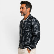 Men's Printed Bomber Jacket