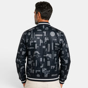 Men's Printed Bomber Jacket