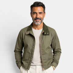 Men's Lightweight Casual Jacket - Zip Front, Transitional
