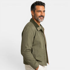 Men's Lightweight Casual Jacket - Zip Front, Transitional