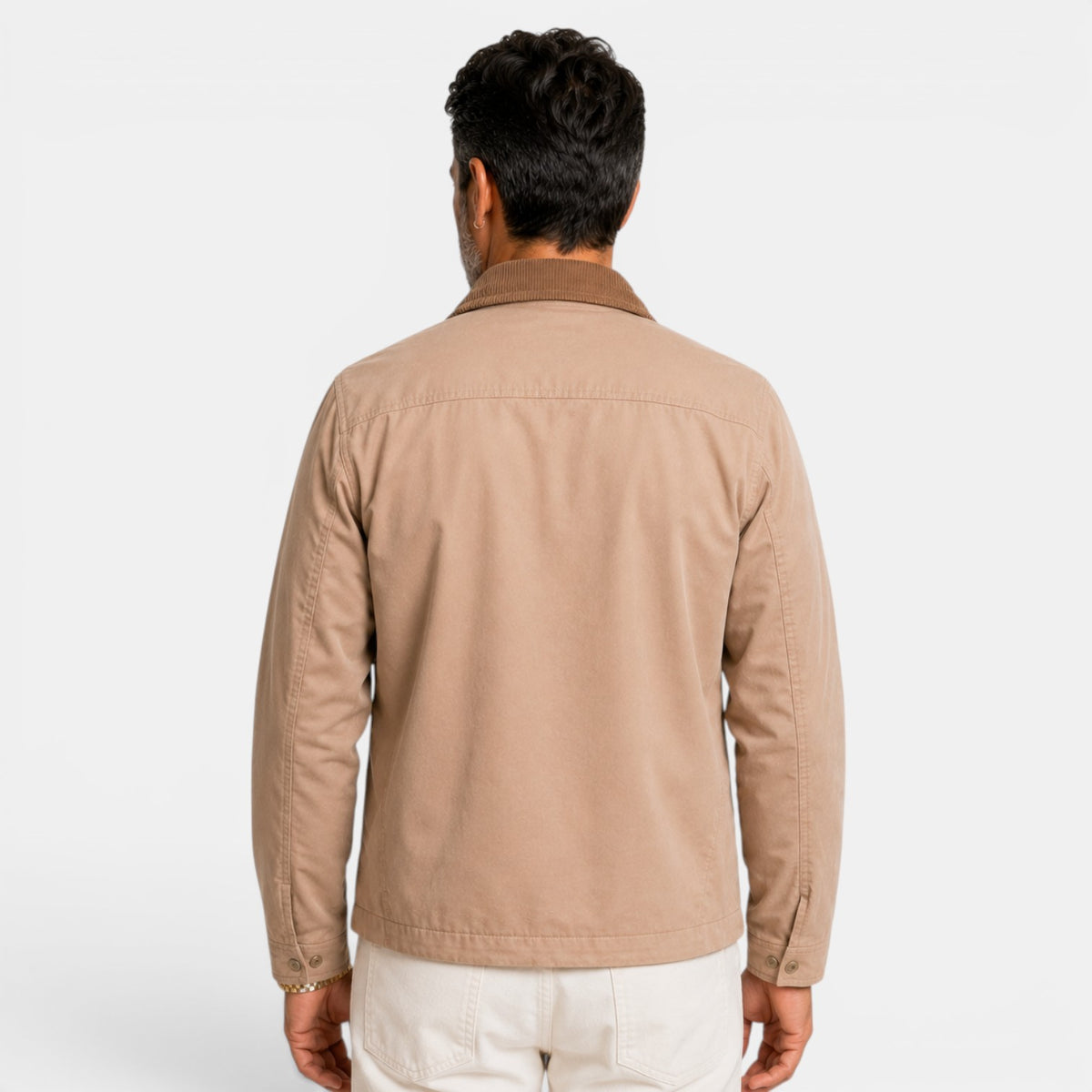 Men's Lightweight Casual Jacket - Zip Front, Transitional
