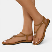 Women's Flat Rhinestone Sandals