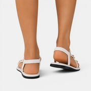 Women's Flat Rhinestone Sandals