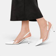 Women's Transparent Heart Heels