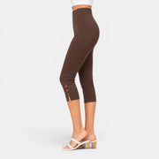 Women's High-Waisted Capri Pants