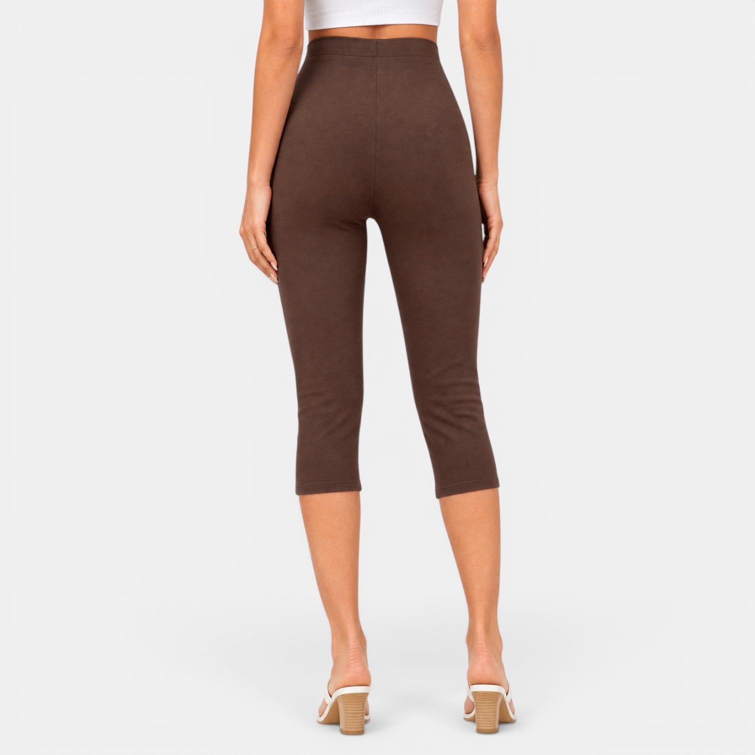 Women's High-Waisted Capri Pants