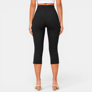 Women's High-Waisted Capri Pants