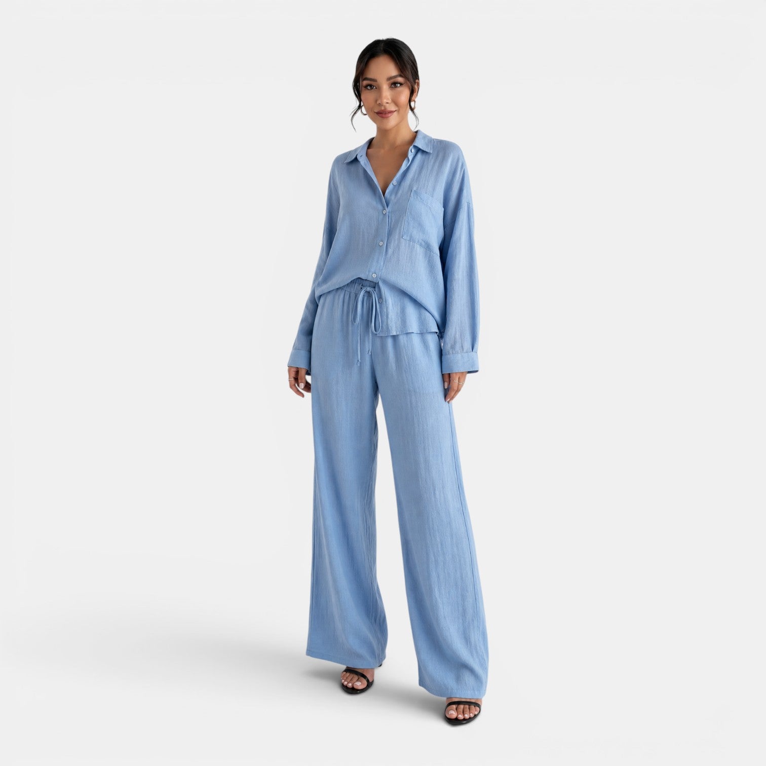 Conjunto Lino Mujer Talla Grande