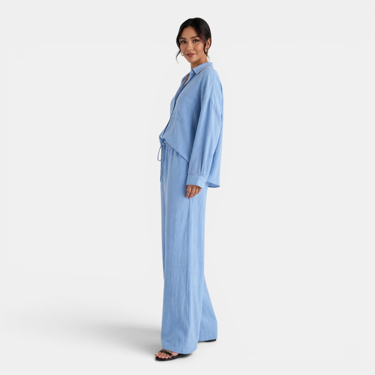Conjunto Lino Mujer Talla Grande