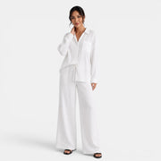 Women's Plus Size Linen Set