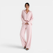 Women's Plus Size Linen Set