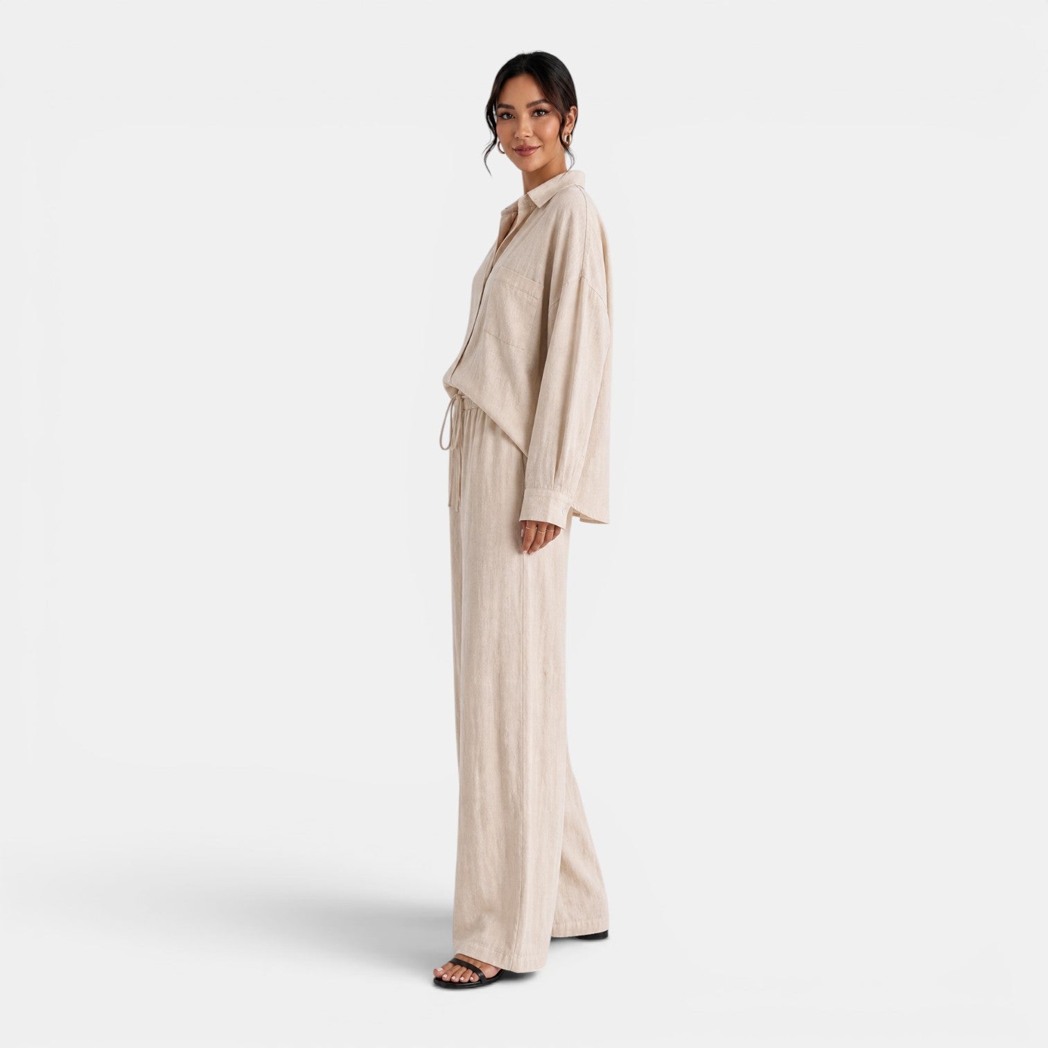 Conjunto Lino Mujer Talla Grande