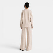 Women's Plus Size Linen Set