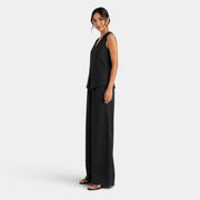 Women's Linen Vest and Pants Set