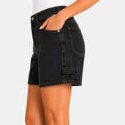 Women's High Waisted Denim Shorts