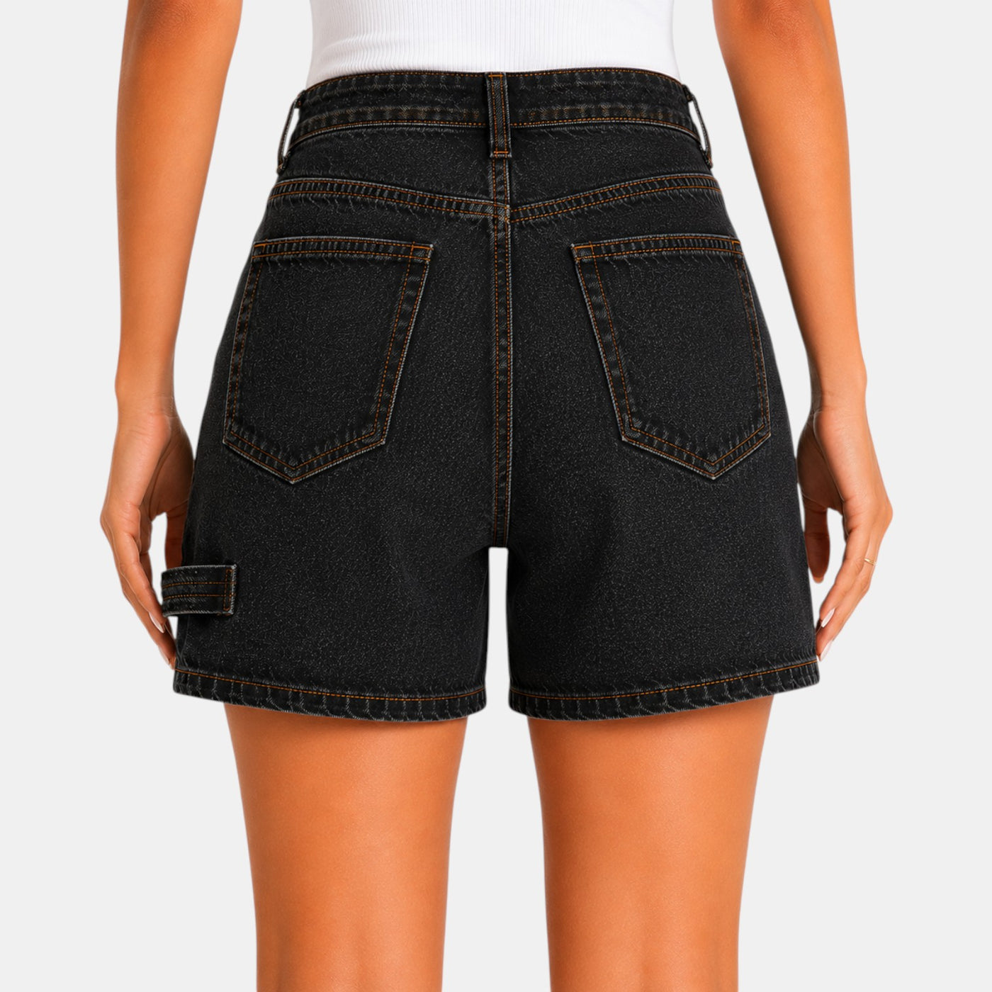 Women's High Waisted Denim Shorts