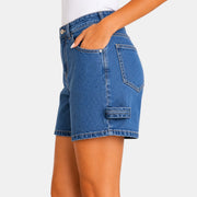 Women's High Waisted Denim Shorts