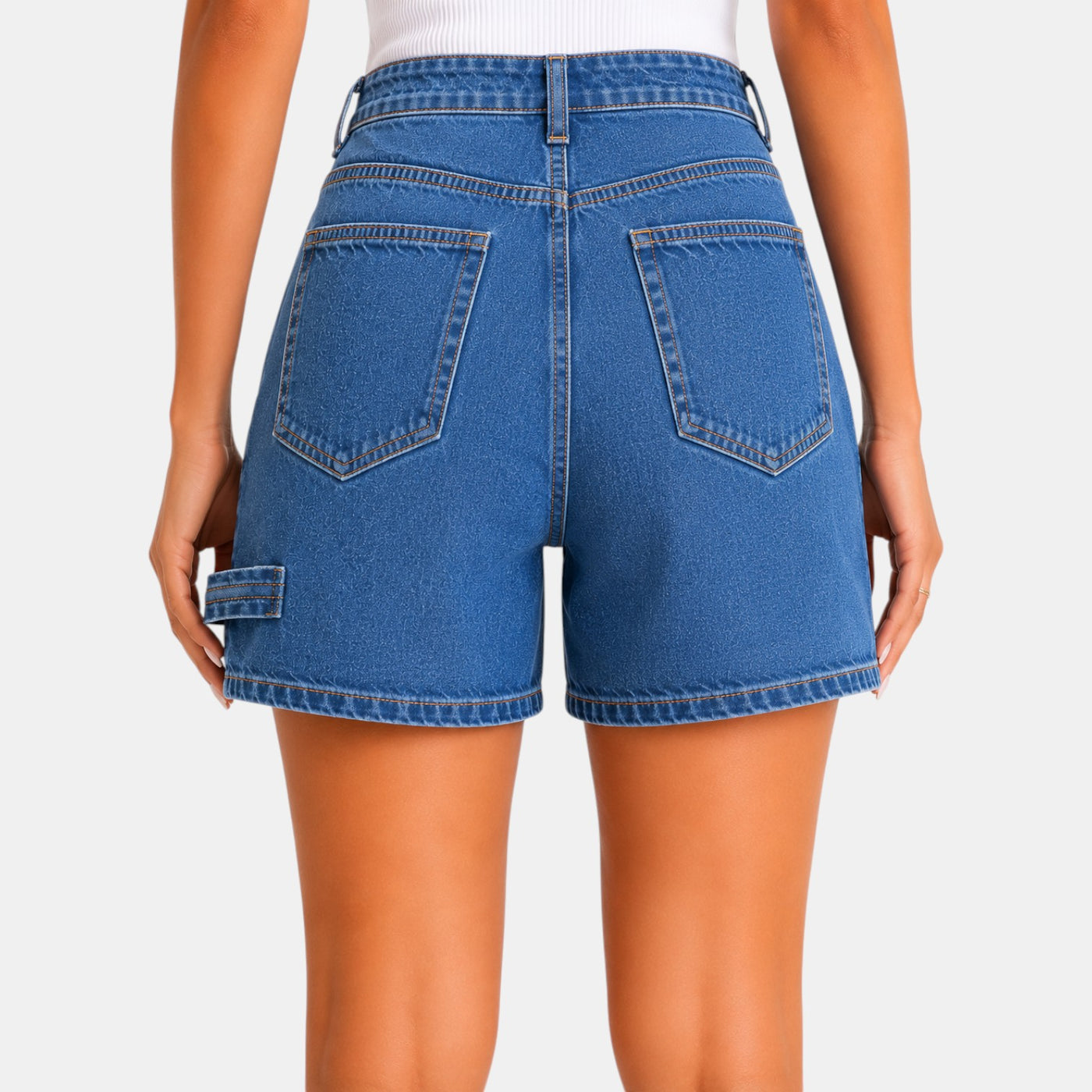 Women's High Waisted Denim Shorts