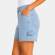 Women's High Waisted Denim Shorts