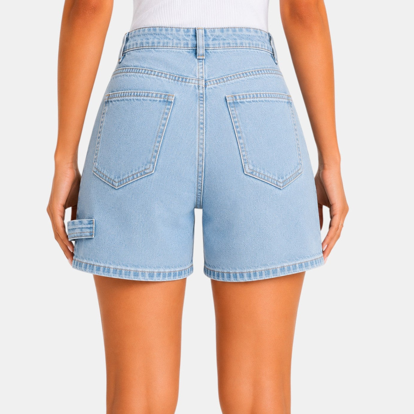 Women's High Waisted Denim Shorts