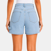 Women's High Waisted Denim Shorts