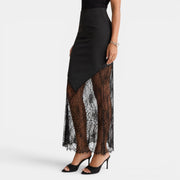 Falda Maxi Encaje Mujer