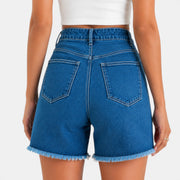 Women's High-Waisted Denim Shorts