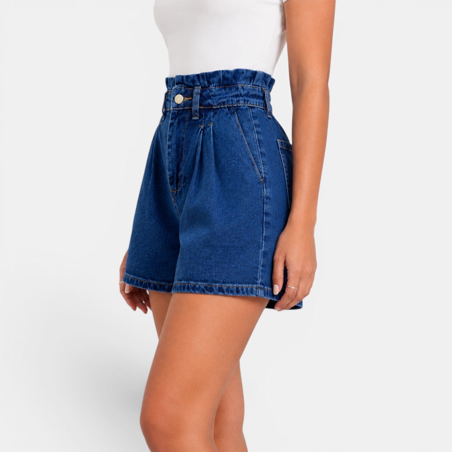 Women's Blue Denim Shorts