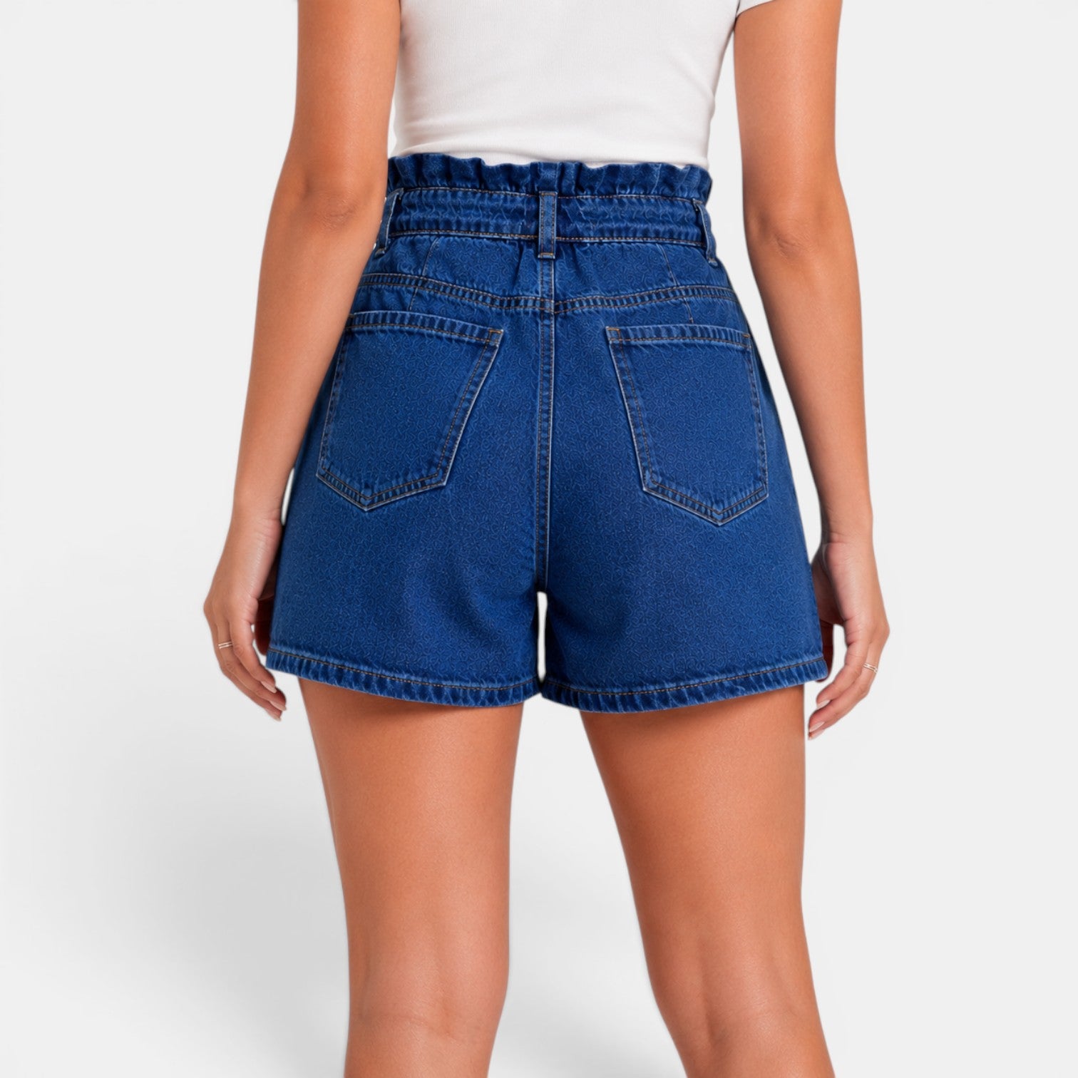 Women's Blue Denim Shorts