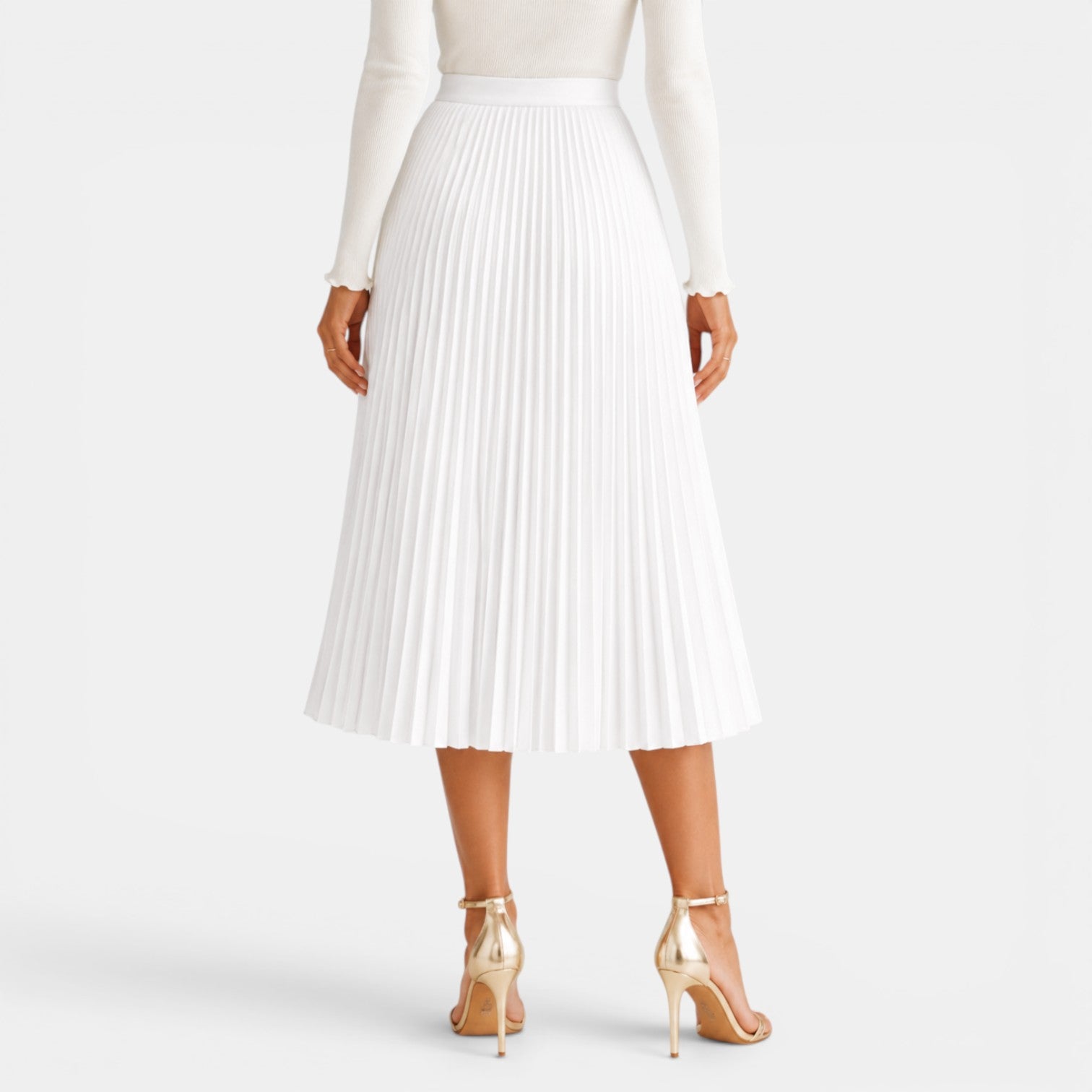 Women's Satin Midi Skirt