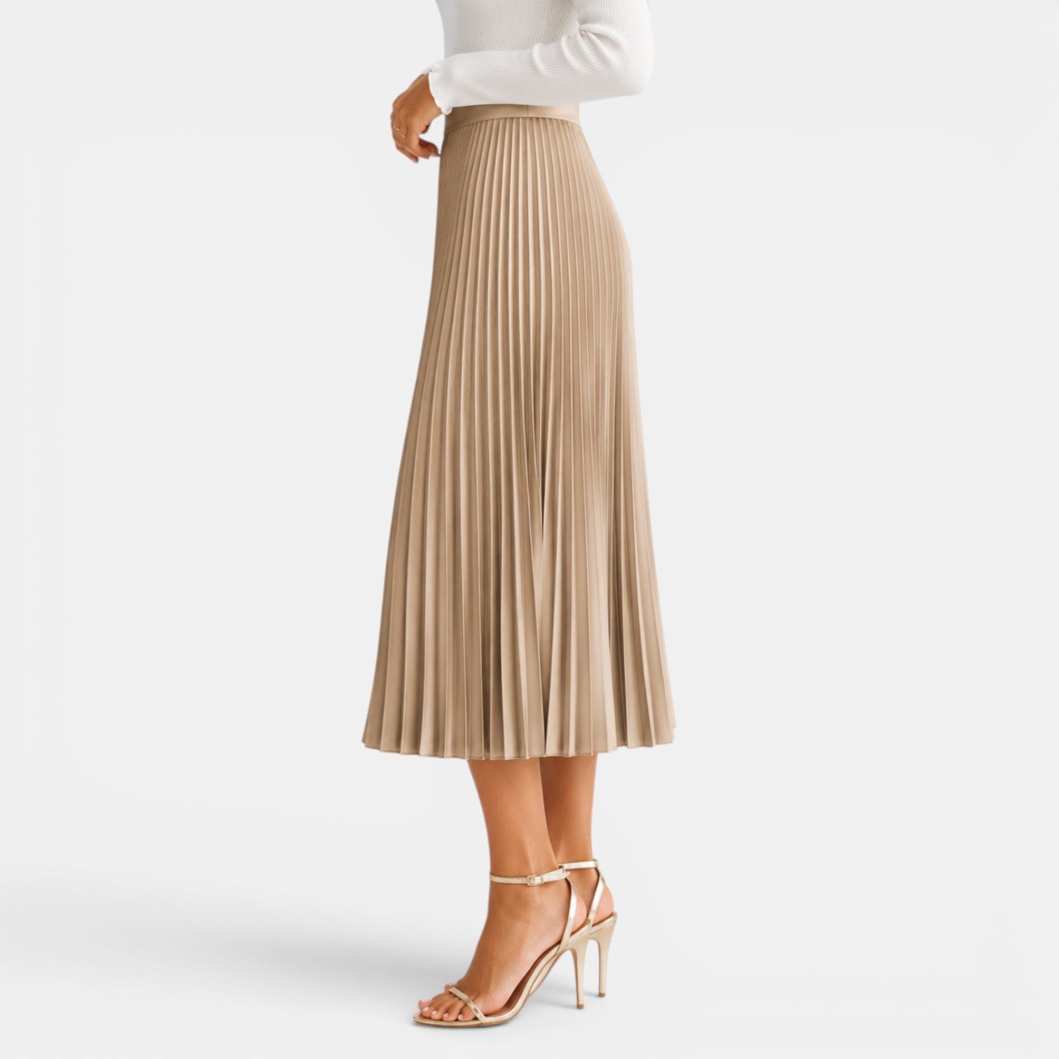 Women's Satin Midi Skirt