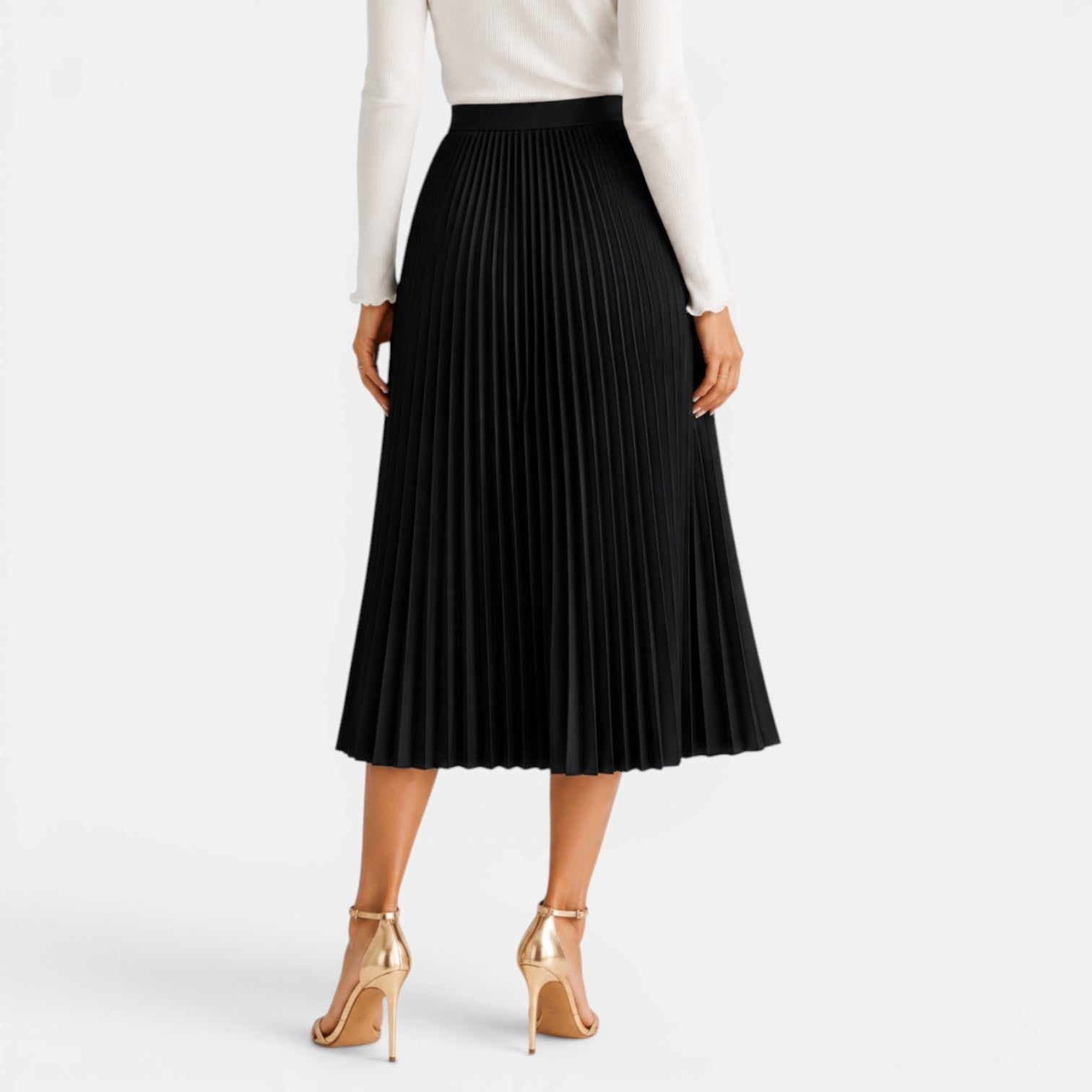 Women's Satin Midi Skirt