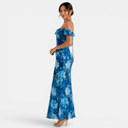 Vestido Maxi Floral Bardot
