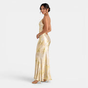 Vestido Maxi Amarillo Dorado