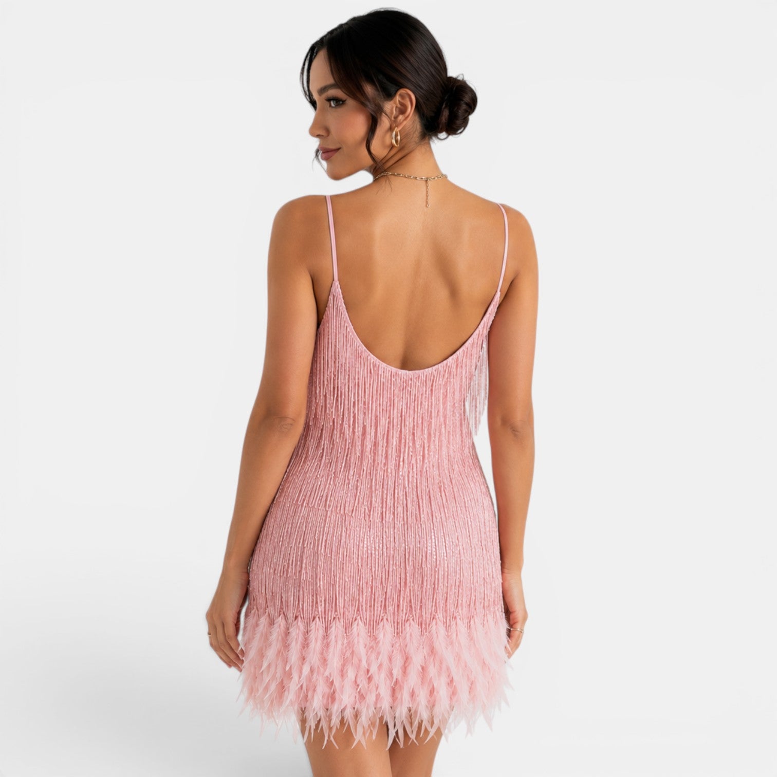 Vestido Mini Fiesta Lentejuelas