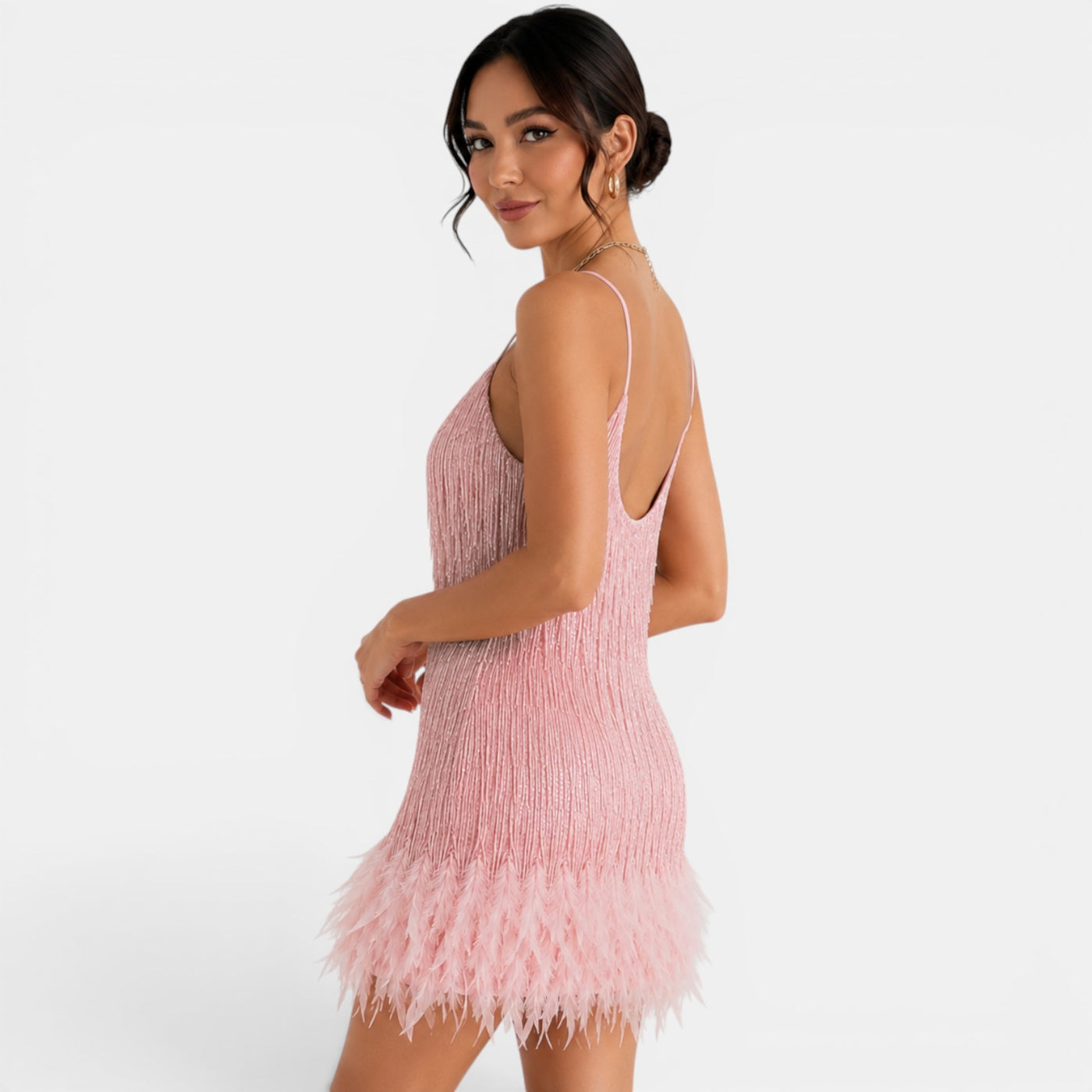 Vestido Mini Fiesta Lentejuelas