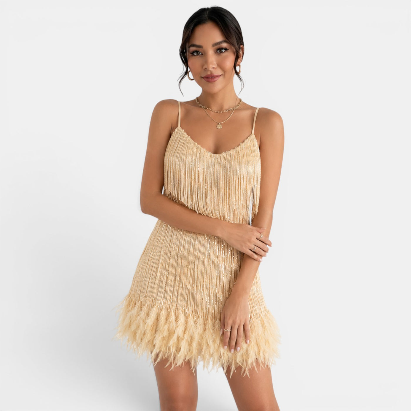 Vestido Mini Fiesta Lentejuelas