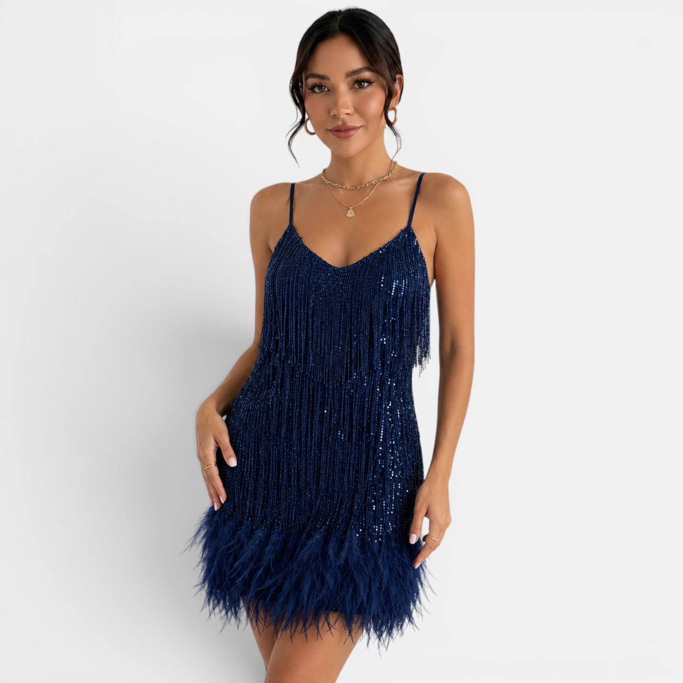 Vestido Mini Fiesta Lentejuelas