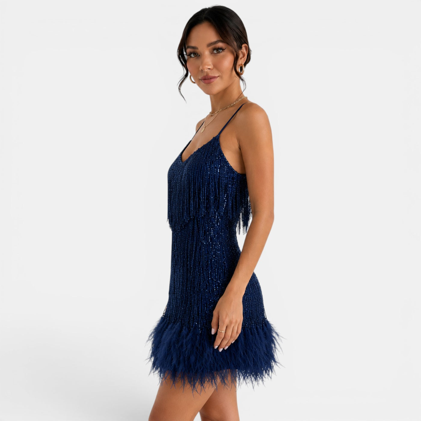 Vestido Mini Fiesta Lentejuelas