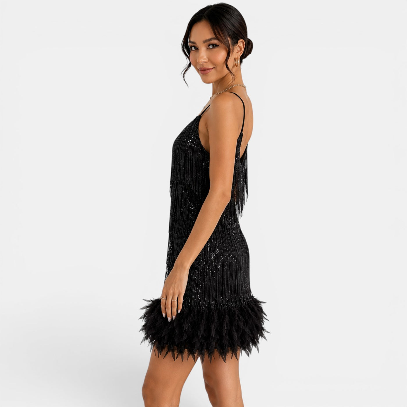Vestido Mini Fiesta Lentejuelas