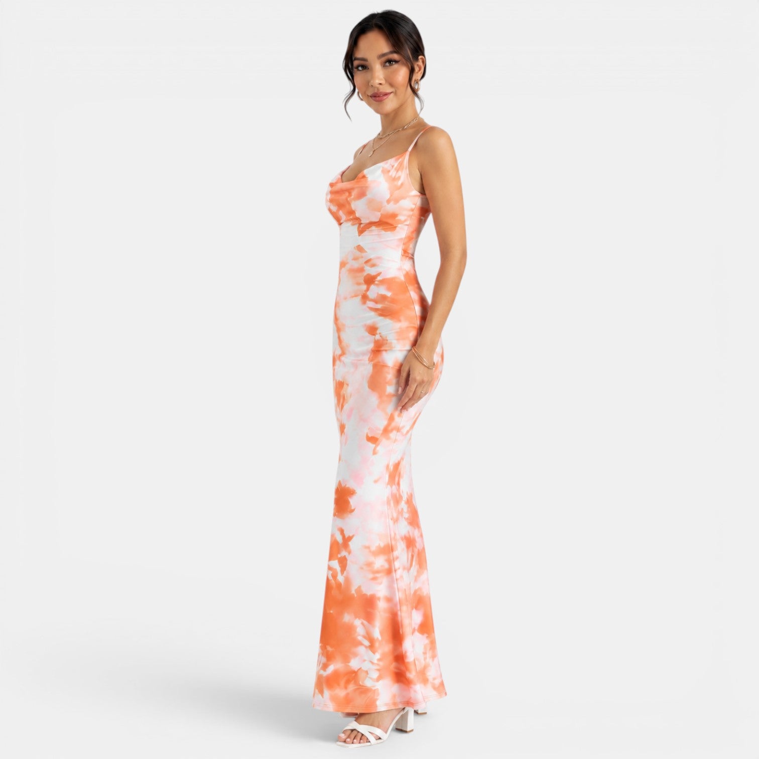 Vestido Largo Estampado Mujer Verano