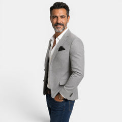 Blazer Hombre Estampado Doble Botón