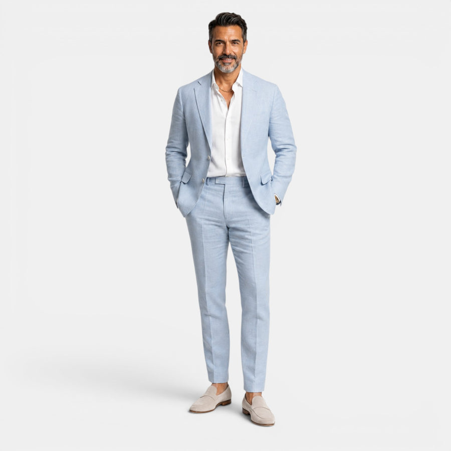 Traje Hombre Lino Elegante