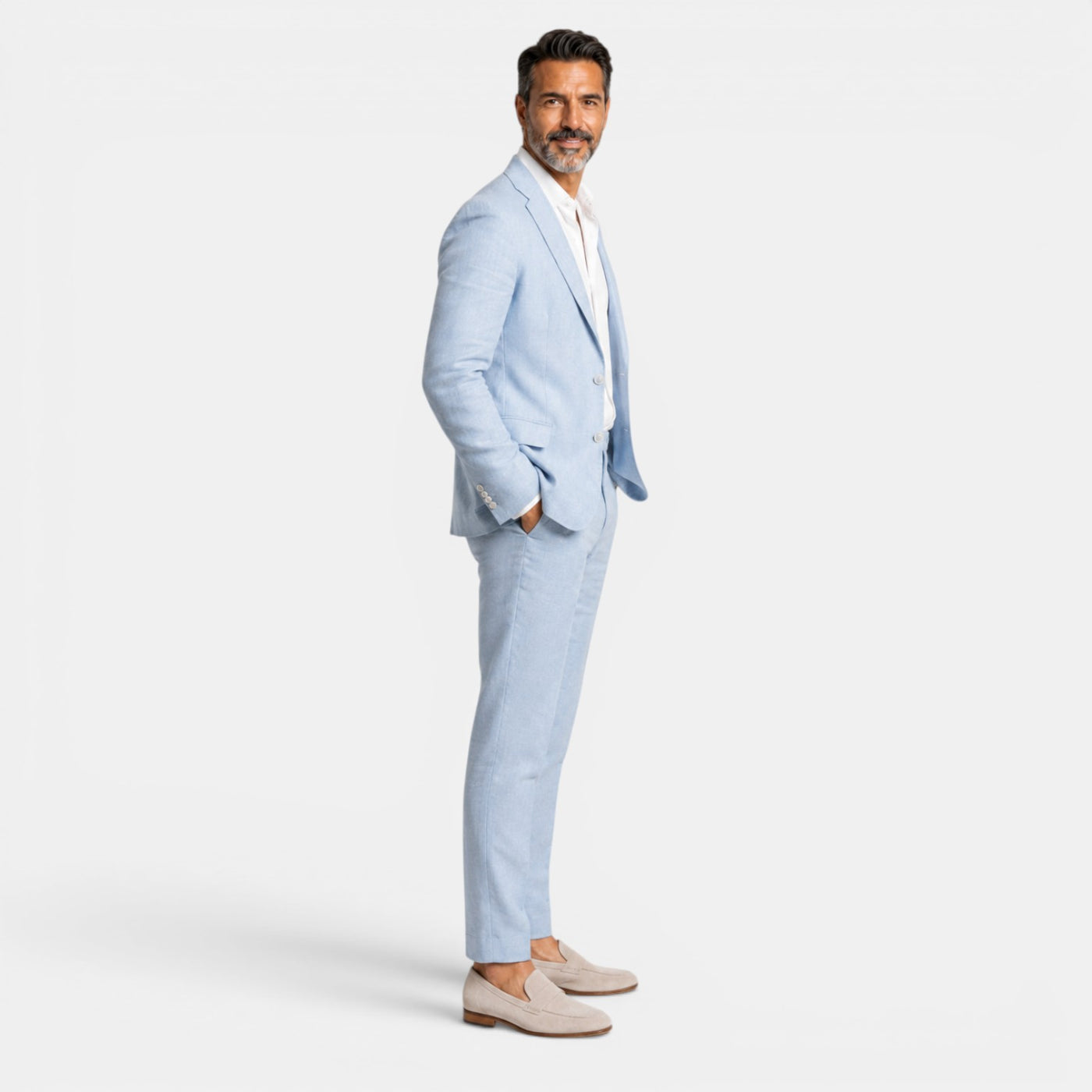 Men's Elegant Linen Suit