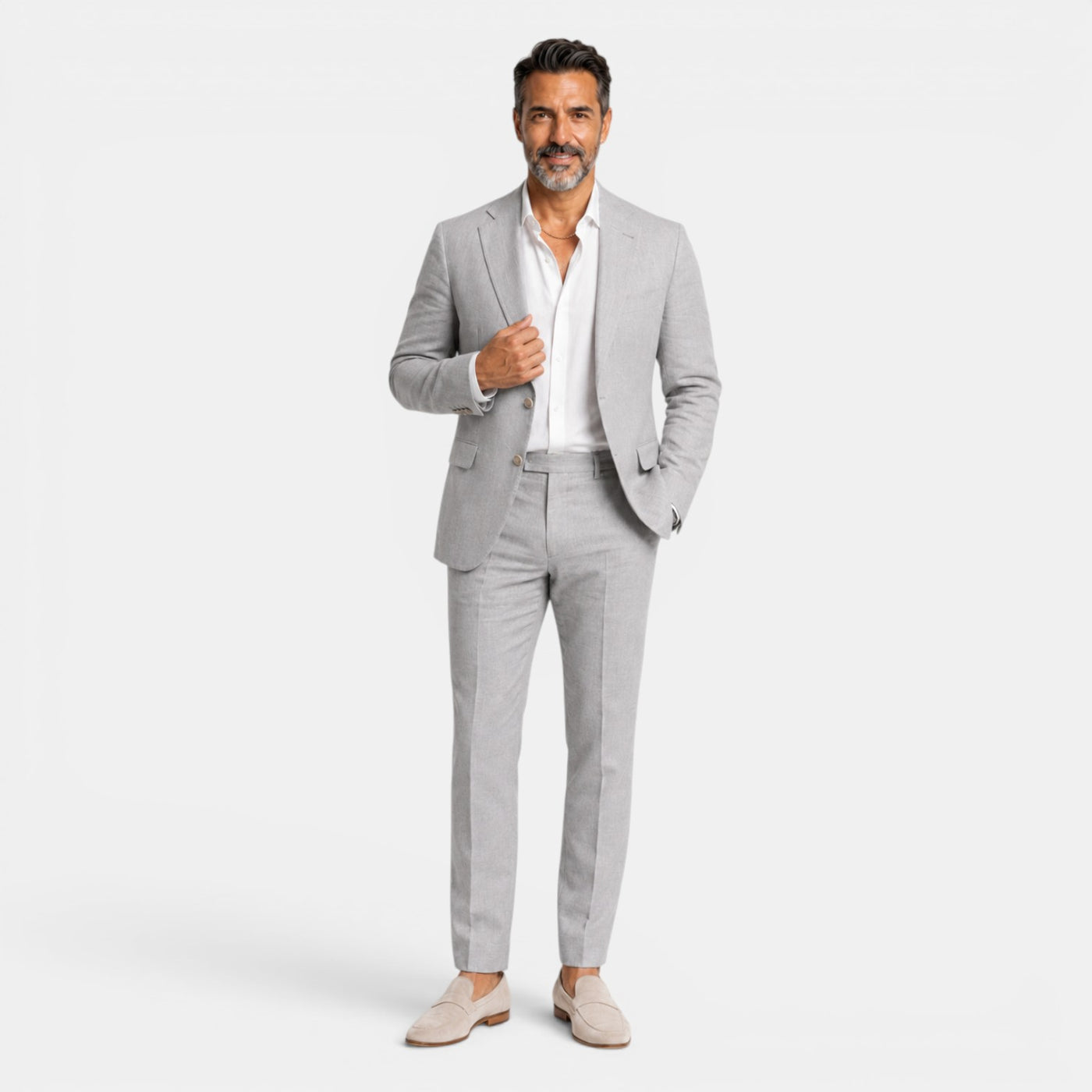 Men's Elegant Linen Suit