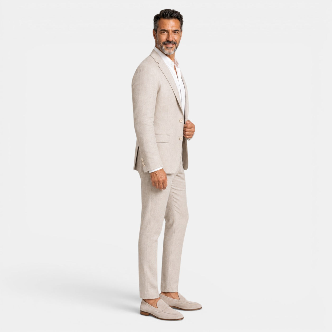 Men's Elegant Linen Suit