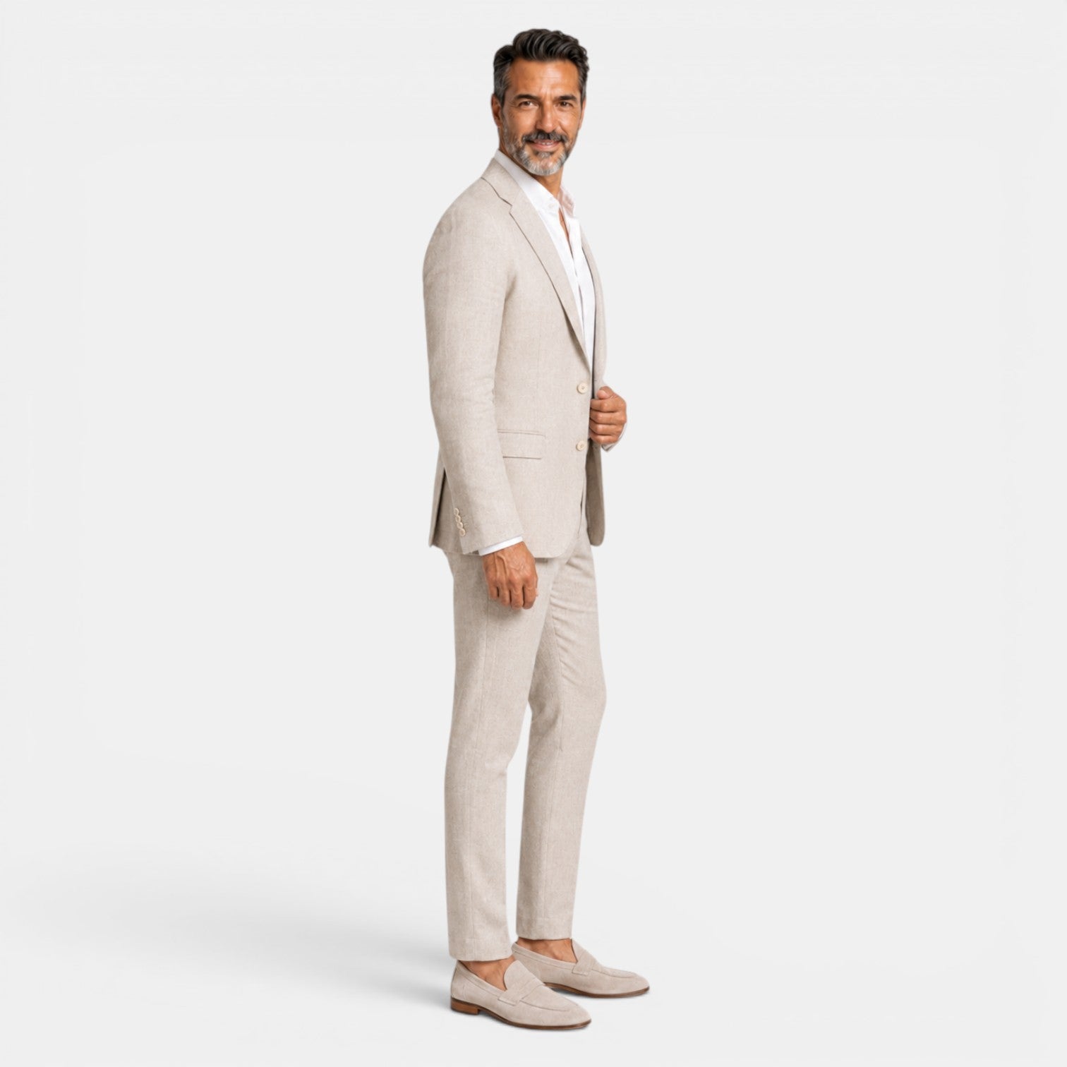 Men's Elegant Linen Suit