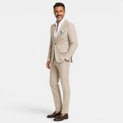 Men's Slim Fit Linen Suit