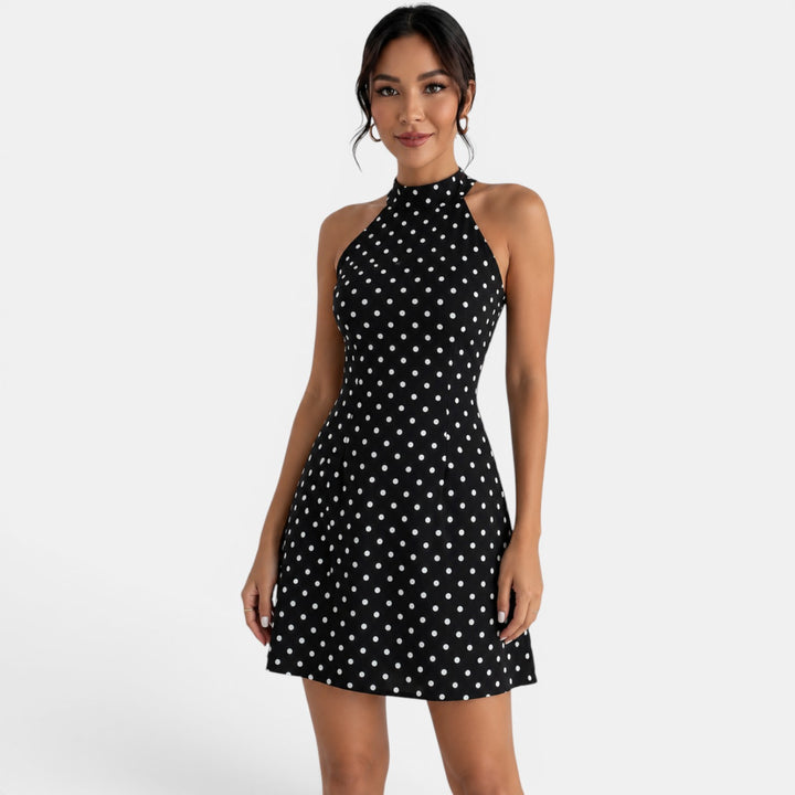 Vestido Corto Lunares Mujer