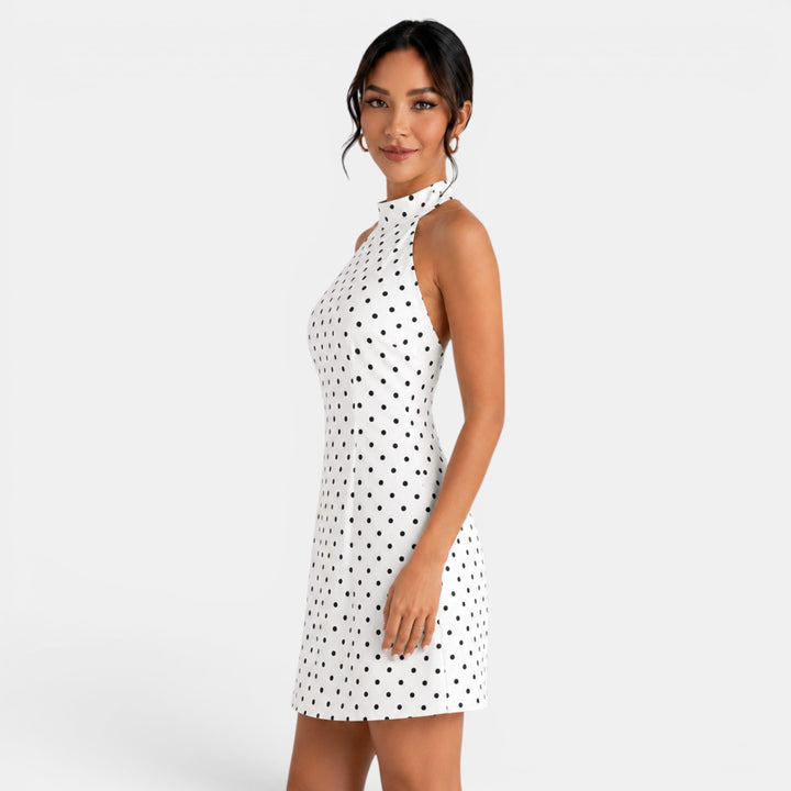 Vestido Corto Lunares Mujer